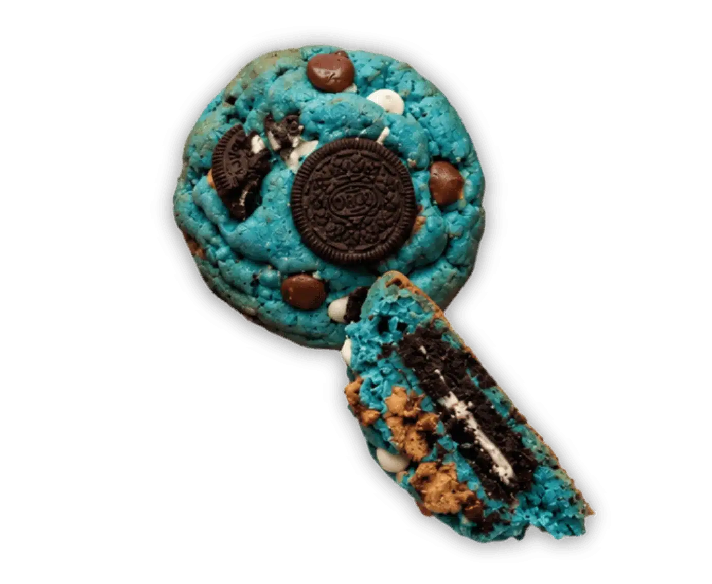 Cookie Monster — Oreo og chocolate chip cookie